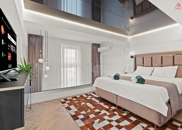 Apartmán Noa Boutique Beautiful Penthouse With Private Parking *